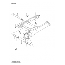 Rear swinging arm