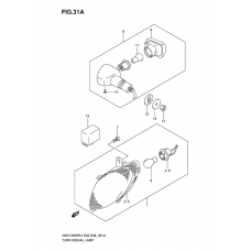 Turnsignal front & rear lamp              

                  Model k5/k6/k7