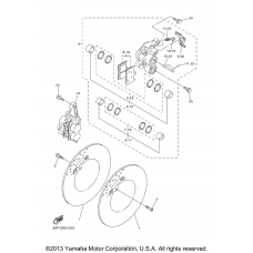 Front brake caliper