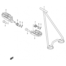 Stand - footrest              

                  Model k3/k4/k5