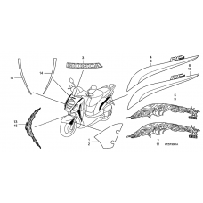 Mark/stripe              

                  PES125R/PES150R