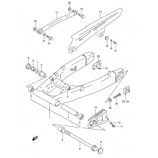 Rear swinging arm              

                  Gsf1200st/sv/sw/sx/sy