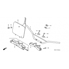 Handle pipe/top bridge              

                  CR125RL/RM/RN/RP/RR