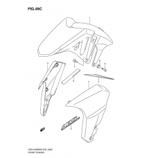 Front fender              

                  Without abs, model l0