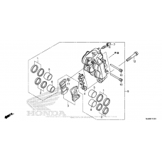 Left front brake caliper (1)