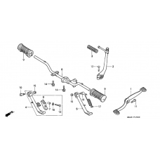 Step/kick arm/ change pedal
