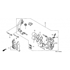 Front brake caliper              

                  NT650VW/X/Y/1