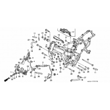 Frame body/oil cooler