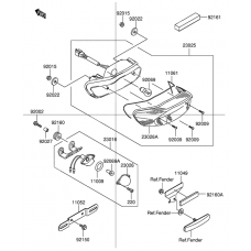 Taillight unit ass`y