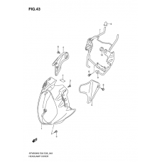 Headlamp cover front fender