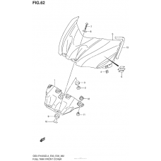 Накладка топливного бака (Gsx-R1000Zl4 E28)