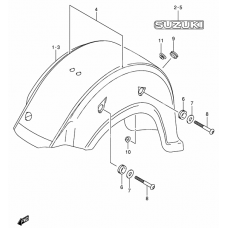 Rear fender              

                  Model k5