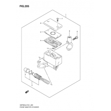 Front master cylinder              

                  Gsf650l2 e21