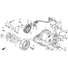 Left crankcase cover/ generator
