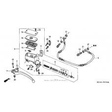 Главный цилиндр сцепления