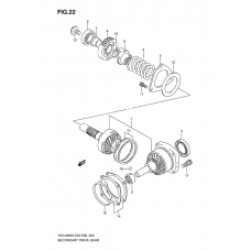 Secondary drive gear