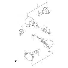 Turnsignal front & rear lamp