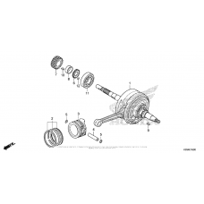 Коленчатый вал & Поршень