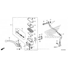 Передний тормозной цилиндр
