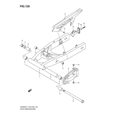 Rear swinging arm