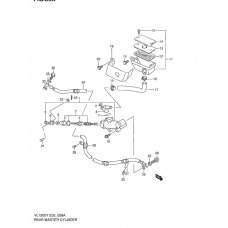 Rear master cylinder              

                  Model k2/k3/k4