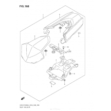 Заглушка сиденья пассажира (Gsx-R1000Zl3 E03)