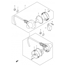 Turnsignal front & rear lamp              

                  E1, e71