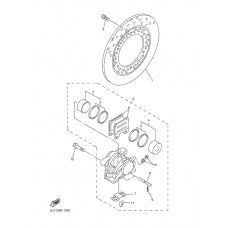 Rear brake caliper