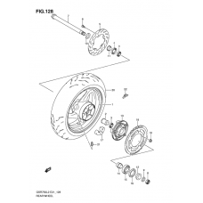 Rear wheel complete assy              

                  Gsr750uel2 e21