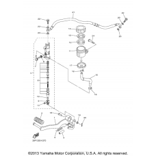 Rear master cylinder