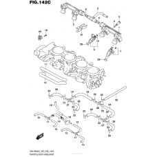 Throttle Body Hose/joint (Gsx-R600L5 E33)