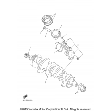 Crankshaft piston