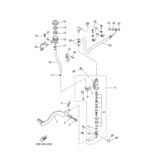 Rear master cylinder