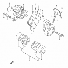 Front caliper              

                  Model w