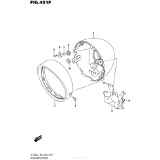 Кожух фары (Vl1500Tl7 E28)