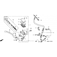 Front brake master cylinder