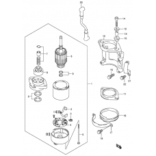 Starting motor