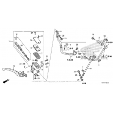 Front brake master cylinder (2)