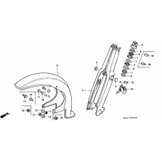 Front fork/front fender