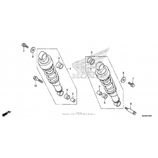 Rear shock absorber (2)