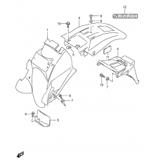 Rear fender              

                  Model k4/k5 e24