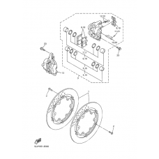 Front brake caliper