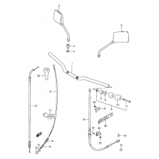 Handlebar - front cable              

                  Gs125ux/uy e71