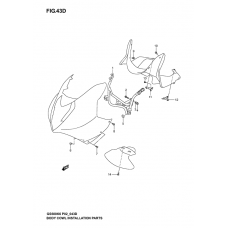 Body cwl. installation parts              

                  Gs500f/fu