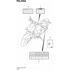 Информационные наклейки (Vz800L6 E03)