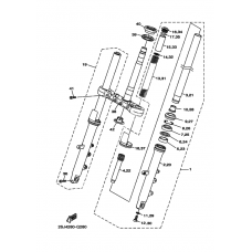 Вилка передней оси