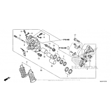 Right front brake caliper