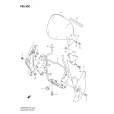 Headlamp cover front fender              

                  Model l0