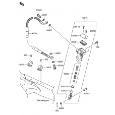 Rear master cylinder