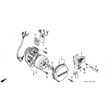 Generator/c.d.i. unit/ left crankcase cover